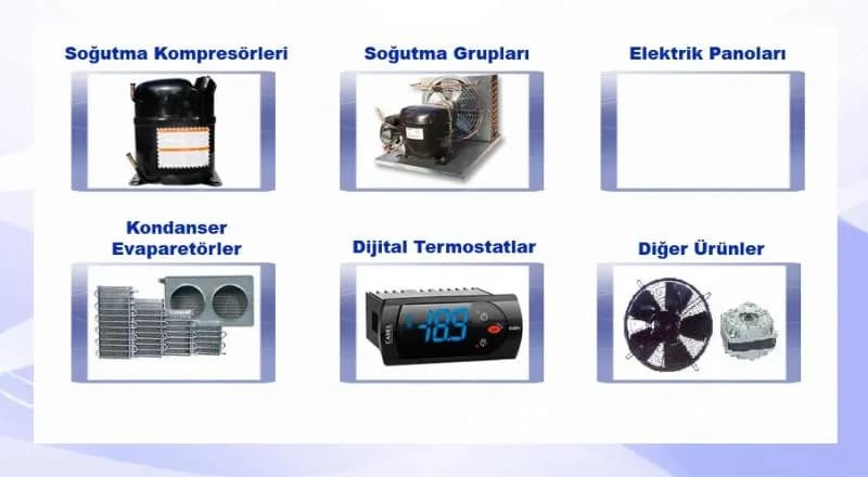 soğutucu depo elemanları